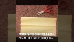 Сама краткая инструкция Как сделать большие бумажные цветы из бумаги (тишью) .
