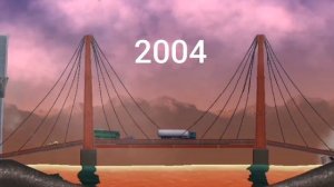 Golden Gate Destruction 1959 vs 2004 vs 2015