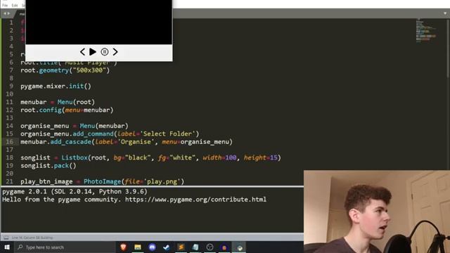 Python Music Player Project | Make A Python Tkinter Music Player!