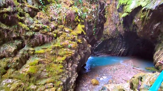 ?Водопад Свирский Речка Свирка Свирское ущелье Лазаревское 22.02.2020 Сочи достопремечательности смотреть онлайн
