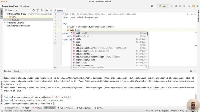 How to Bypass Cloudflare Browser Checking in Python смотреть онлайн