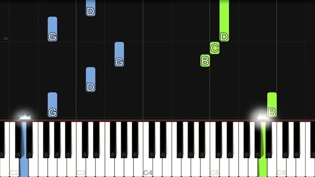Barbie in the 12 Dancing Princesses Theme | EASY Piano Tutorial