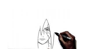 How to Draw Madara | Step by Step | Naruto