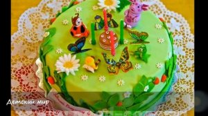 Торты детям на день рождения. Идеи украшения тортов детям на день рождения. Birthday cakes