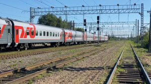 ЭП2К с поездом Санкт-Петербург - Калининград следует по ст.Павловская