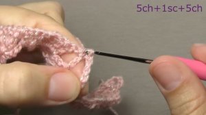 Нежнейший УЗОР КРЮЧКОМ всего 2 ряда!!!  ВЯЗАНИЕ ДЛЯ НАЧИНАЮЩИХ  EASY Beautiful Crochet for beginner