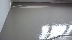 Наливные полы видео. self-leveling floor in Russian