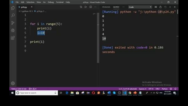 Python for Loop  Python in Bengali