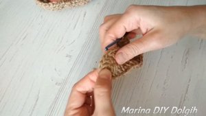 мыльница из джута крючком!