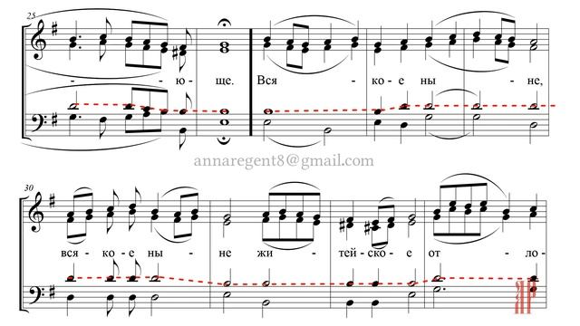 ХЕРУВИМСКАЯ ПЕСНЬ, Старо-Симоновская - Теноровая партия смотреть онлайн