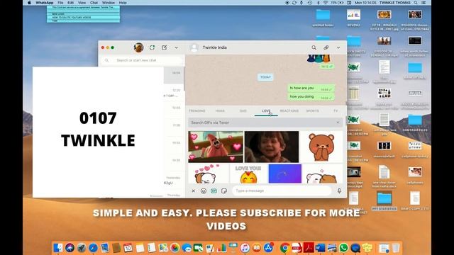 HOW TO USE GIF IN WHATSAPP MAC DESKTOP