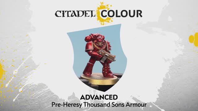 Warhammer 40000 How to Paint - Pre-Heresy Thousand Sons Armour