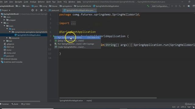 Java Spring Boot Microservices - A Hello World REST service using Spring Boot