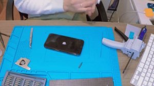 Замена дисплея на iPhone XR в корпусе 14 pro purple