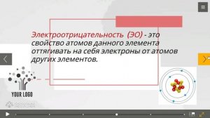 Электроотрицательность химических элементов. Химия 8 класс