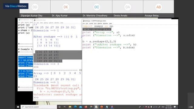 Day-III  International Virtual Training Workshops on Data Science with Python