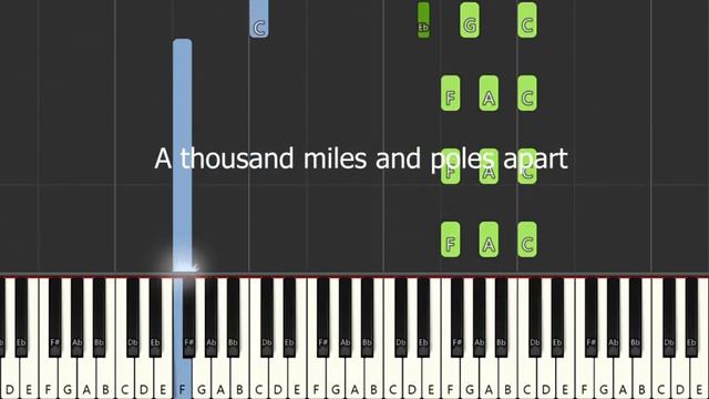 Adele - Skyfall - With Lyrics (Easy Piano Accompaniment Tutorial / Karaoke) смотреть онлайн
