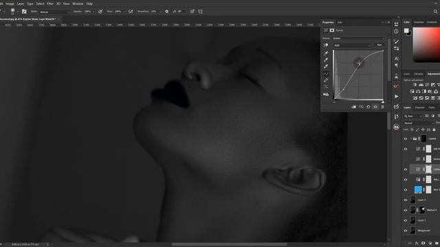 Using MUA Retouch Panel for Makeup Tutorial in Adobe Photoshop смотреть онлайн