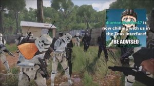 What happens when Obi Wan shows up to a stormtrooper party in Arma 3...