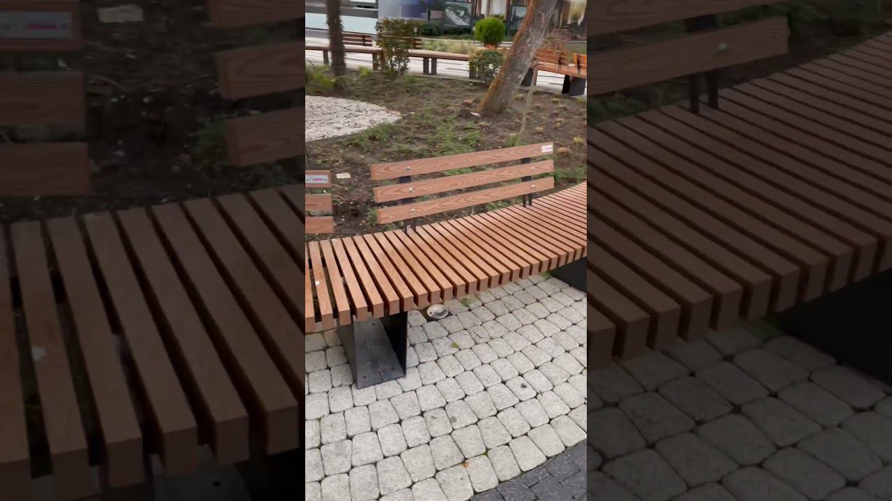 Лавочный брус #МПК спустя 2 года эксплуатации в парке Ривьера г.Сочи смотреть онлайн