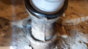 как разобрать чугунный стояк на цементе