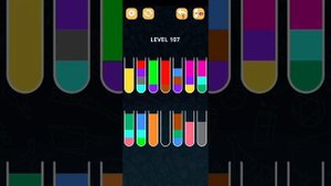 Color Sort Puzzle Level 107 Walkthrough Solution iOS/Android