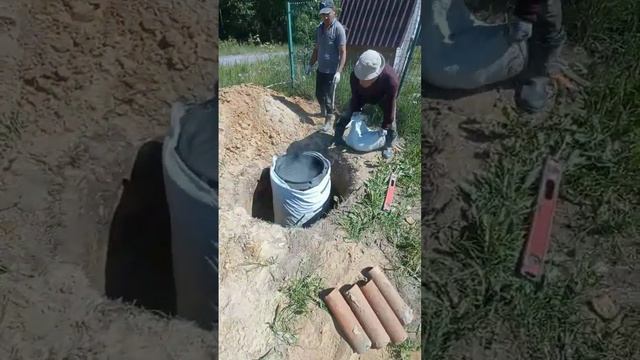 Установка автономной канализации. #септик смотреть онлайн
