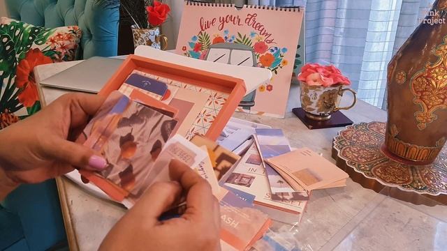 Scrapbook/Journal Kit in sunset/orange theme unboxing (perfect for a little break with a cozy cup) смотреть онлайн