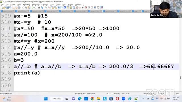 assignment operator in python, ternary operator in python , conditional operator in python. ,Day 8