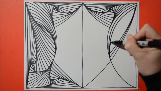 Spiral Drawing #215 / Amazing 3D Freehand Symmetry Pattern / Line Illusion / Daily Art Therapy смотреть онлайн