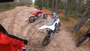 Лесной Прохват С Владельцем Кошайна - Китайского Двухтактника / Покатушки на питбайке Бсе и Аполло