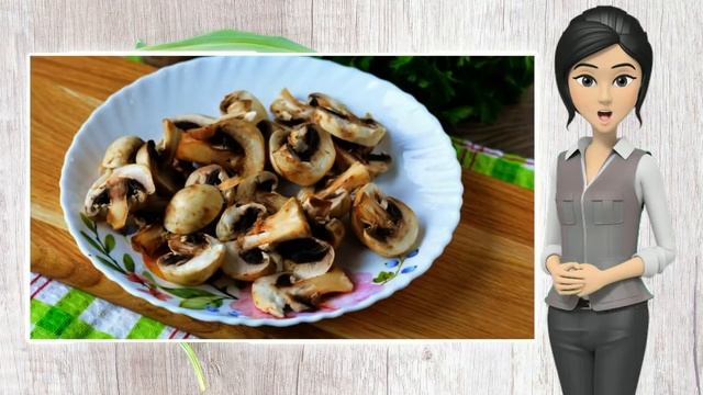 Салат с сайрой и грибами смотреть онлайн