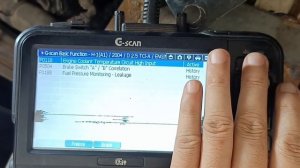 P1188 fuel pressure monitoring leaking (Hyundai starex CRDI)