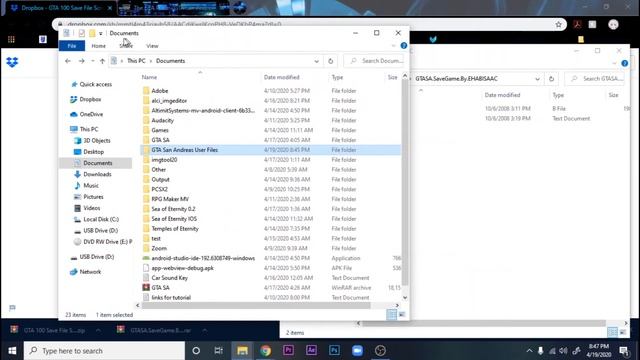 GTA San Andreas | How to install 100% save file THE RIGHT WAY | Crashed Fix | PC смотреть онлайн