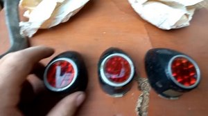 Обзор  посылки. Новые  ретро фонарики на М72,Иж49, ретро колесо, ножка коробки военного м72, ЗИС.