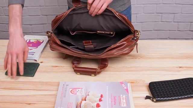 Обзор кожаного портфеля Vintage 14209 смотреть онлайн
