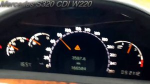 Mercedes S320 CDI Acceleration 0-100 W220 2001