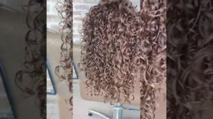 Биозавивка волос / до после / изменение текстуры волос