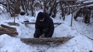 ВЫЖИВАНИЕ - Виды костров наглядные примеры \ Разводим костер   колодец