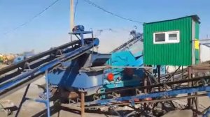 Испытание Роторной дробилки На граните