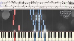 Песня первоклассника - Е. Ханок (Ноты и Видеоурок для фортепиано) (piano cover)