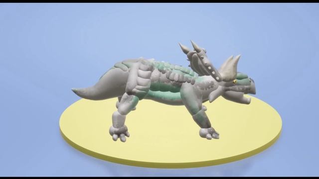 Xenoceratops Paint 3D смотреть онлайн