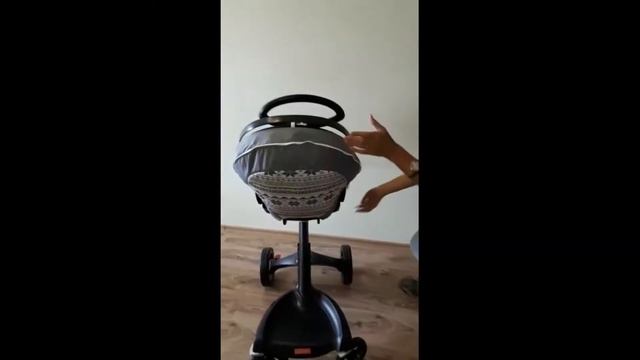 Winterkit for Stokke (одеваем зимний кит на коляску) смотреть онлайн