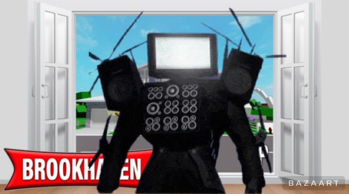 СКИБИДИ ТУАЛЕТ БРУКХЕЙВЕН ROBLOX ТАНЦЫ  TITAN TV MAN