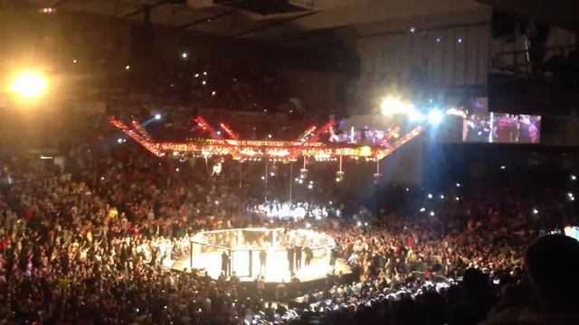 UFC 172 Main Event Jon Bones Jones vs Glover Texiera entrances & introductions