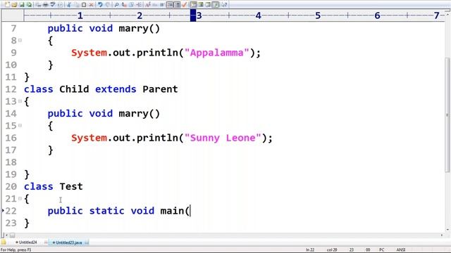 Java Tutorials | JAVA Overriding in Funniest Way by DURGA Sir смотреть онлайн