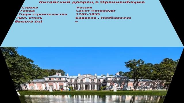 Китайский дворец в Ораниенбауме (Санкт-Петербург) смотреть онлайн