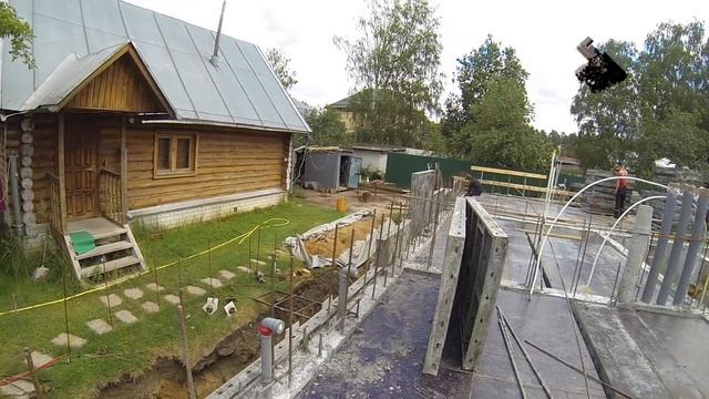 Монтаж опалубки для монолитной плиты перекрытия часть 14 Formwork for a solid floor slab part 14 смотреть онлайн