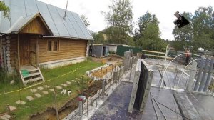 Монтаж опалубки для монолитной плиты перекрытия часть 14  Formwork for a solid floor slab part 14