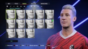 NICO SCHLOTTERBECK FIFA 22 FACE PRO CLUBS CLUBES PRO LOOKALIKE SC FREIBURG